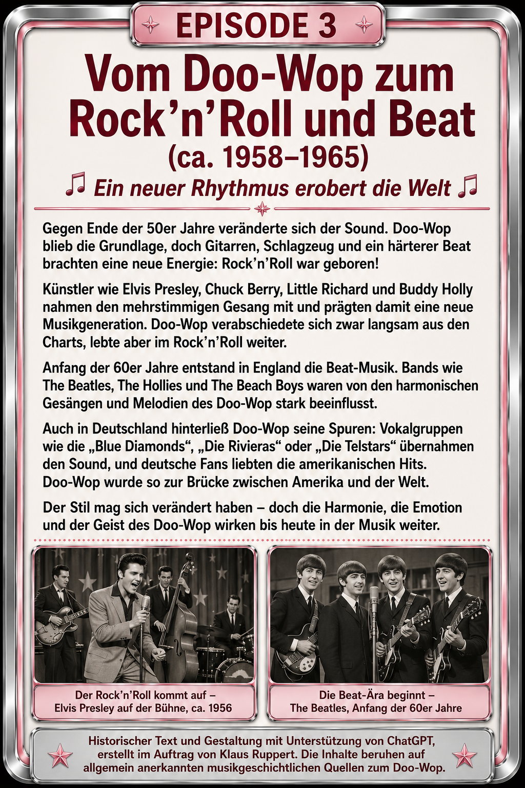 Episode 3 – Vom Doo-Wop zum Rock'n'Roll und Beat